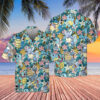 Squirtle Beach Summer Vacation Hawaiian Shirt
